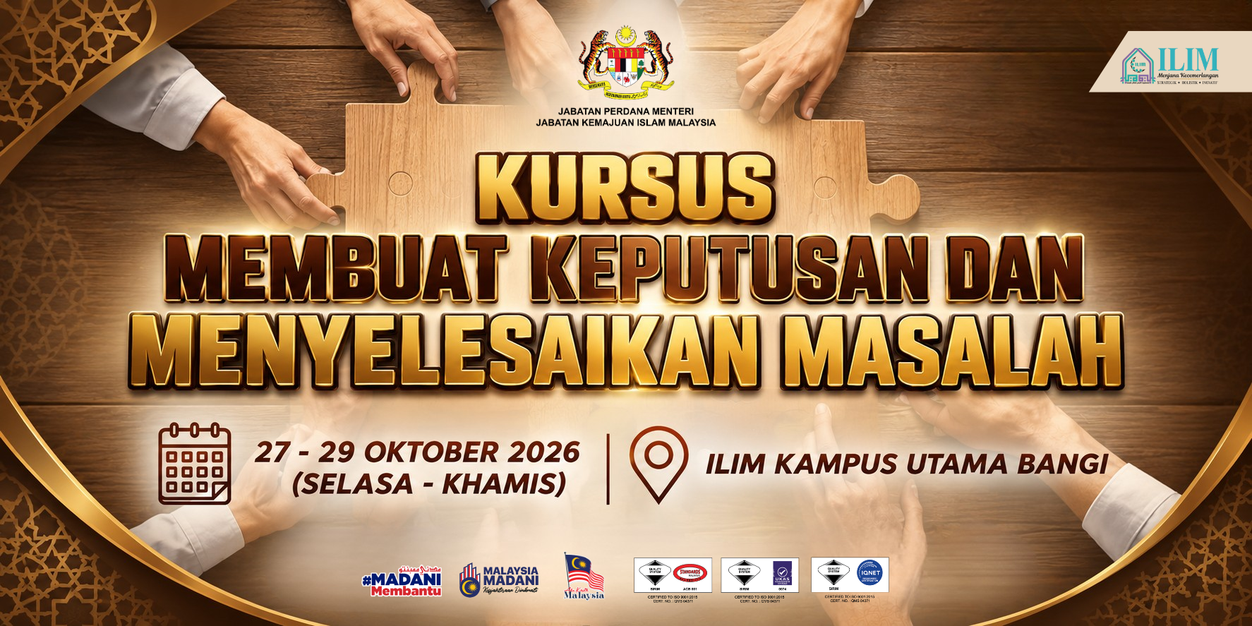 Banner Kursus Kursus Membuat Keputusan Dan Menyelesaikan Masalah